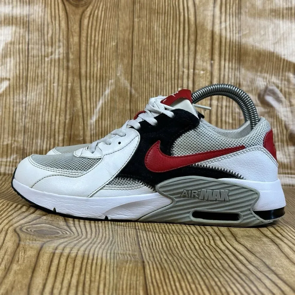 Nike Air Max Excee White Red Black CD6894-105 Youth 6.5Y Women’s 8 Shoes‎